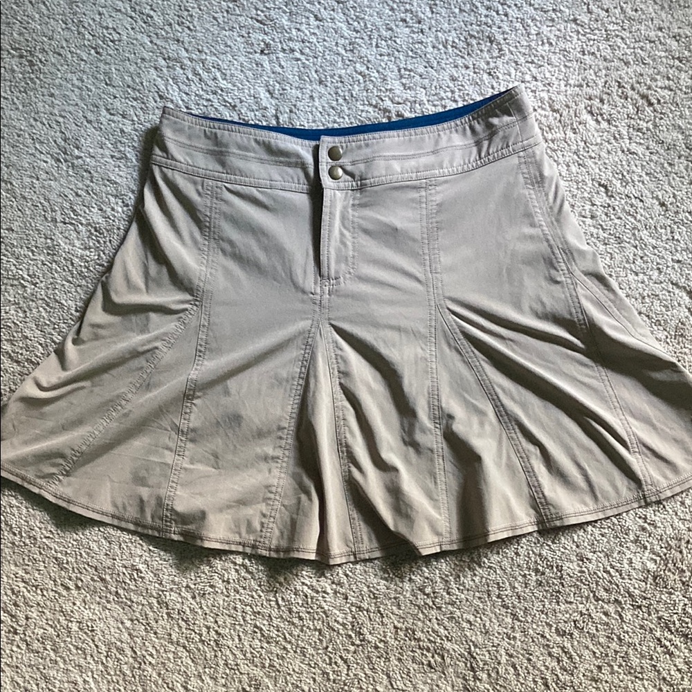 Title Nine Beige Flared Mini Skort